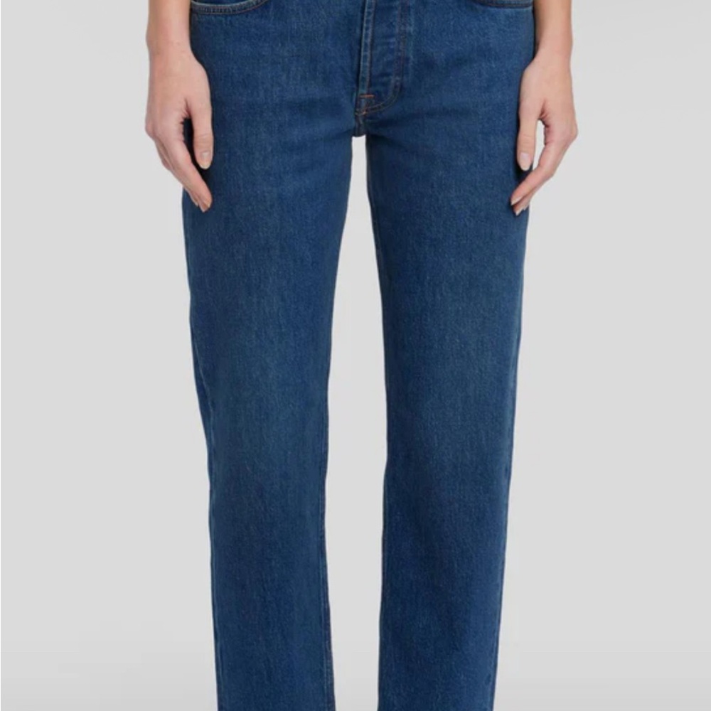 7 For All Mankind Blue Boyfriend Jeans